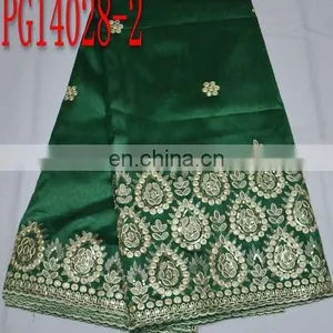 Top Quality Fashion New Design Embroidery George Fabric for Dress(PG14028) thumbnail-2