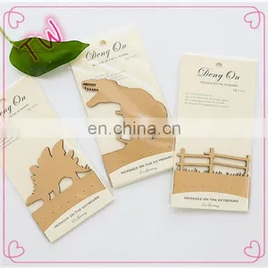 Wholesale Items Fashion Designer Customed Novelty Animal Shapes Paper Leaf Shaped Sticky Notes Stationery From China thumbnail-2