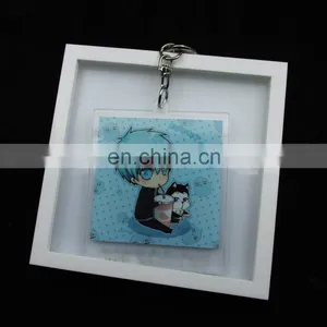 Dongguan Factory Supply Transparent Custom Shape Acrylic Keychain thumbnail-2