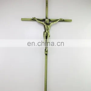 10 Inches Bronze Big Saint Benedict Crucifix Wall Cross thumbnail-1