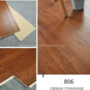 SPC Floor Vinyl Flooring Sheet Tiles Slotted Click Lock 7″*48″size thumbnail-1