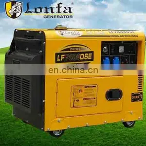 China LONFA Super Silent Three Phase AVR Regulated 6kv 7kv Diesel Generator Set thumbnail-2