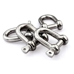 Stainless Steel Hardware Large Sailing Clevis Screw Bolt Type Pin Anchor Bow Shackle thumbnail-5