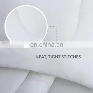 Fashion King Bedroom Bed Set Plain Medium Weight Reversible Comforter thumbnail-4