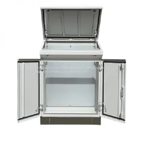 New Design Customized Industrial Broadcast Sheet Metal Fabrication Security Control Room Console Command Center Furniture Monitor Console Equipment Console Worktop Operating Platform Industrial Control Operating Desk With LED Lamp thumbnail-3
