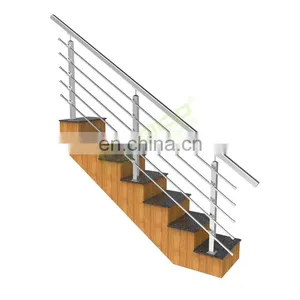 New Product Pipe Balustrade Railing Stainless Steel Handrail Design Stair Railing thumbnail-4