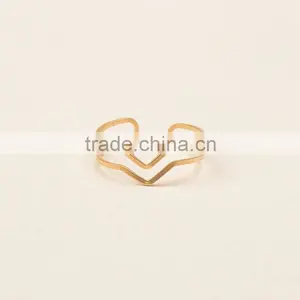 Fashion Jewelry Factory High Quality Silver Plated Shiny Finger Rings thumbnail-2