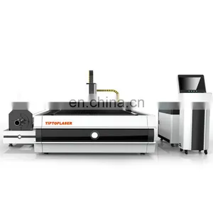 High Precision Sheet Metal and Tube Fiber Laser Cutting Machine for Round and Square Pipe thumbnail-1