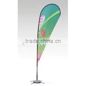Knitting Polyester Beach Flag Swooper Feather Flag Flying Banner Knife Banner thumbnail-1