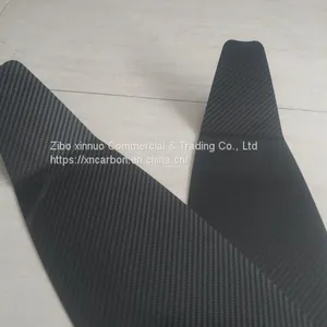 Pure Carbon Fiber Freedive Fins Blade Carbon Free Diving Fins Blade With 3K Twill Weave and Fishing Tail thumbnail-2