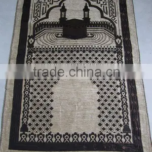 MA009 Fashion New Dark Red Schnee Muslim Prayer Mat thumbnail-5