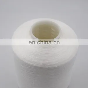 China Factory Supply High Tenacity Raw White High Strength Polyester Sewing Thread thumbnail-3