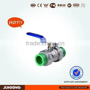 PPR Pipe Fittings Hot Fusion Brass Ball Valve for Water thumbnail-1