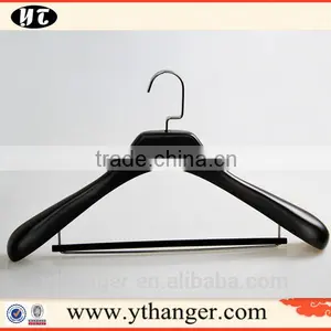 Black High-end Garment Wooden Hanger thumbnail-5
