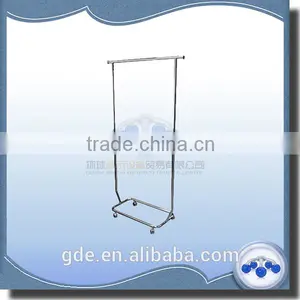 Two Layers Metal Adjustable Garment Rail thumbnail-1