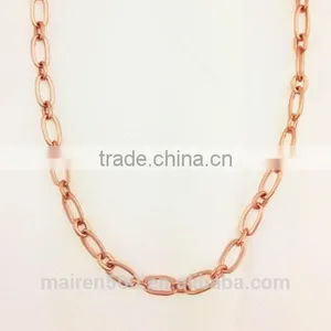 Fashion Necklaces 2014 Stainless Steel Silver Snake Chain Necklace thumbnail-5