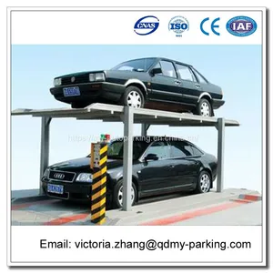 Four Post Pit Parking System PJS-1+1, PJS-2+1, PJS-3+1, Underground Mechanical Multi Level Car Parking in China thumbnail-1