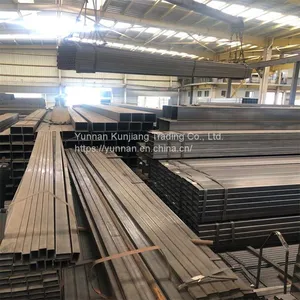 Yunnan Q235 Square Tube Wholesale Hot Dip Galvanized Square Tube 40 * 80 * 3 Square Tube Kunming Sales Square Tube thumbnail-4