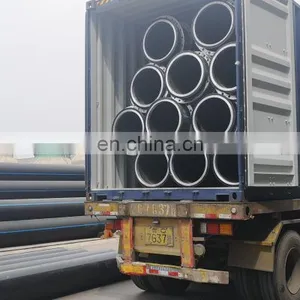 HDPE Pipe With Two HDPE Flange Adapter and Two Steel Flanges For Dredge and Mining thumbnail-4