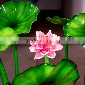 Handmade Murano Glass Lotus for Pond Decor thumbnail-2