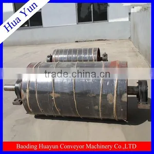 500mm Diameter Rubber Lagging Drive Pulley for Mining Belt Conveyor System Supplier's Choice thumbnail-1