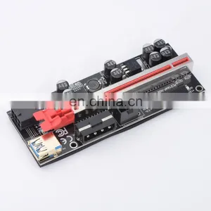 VER009S PCI-E 1X to 16X LER Riser Card VER 009S 009s Card Extender PCI Express Adapter USB 3.0 Cable Power VER009S Plus Riser thumbnail-4