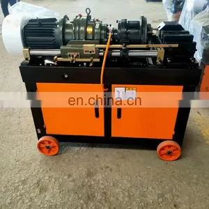 90MM Rolling Length 380V 5.5KW Construction Machinery Steel Thread Machine Roll Threading Machine thumbnail-4