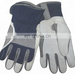 No Lining Short Wing Thumb Grain Cow Leather Welder Gloves thumbnail-1
