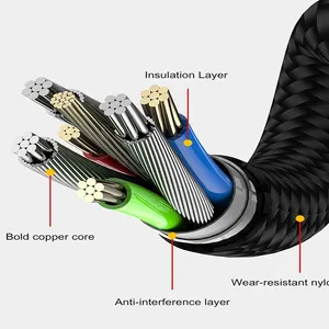 Wholesale New Charging of Mobile Phone Data Cable Magnetic Gift Box USB Cables Usb v8 For Cellphone thumbnail-4