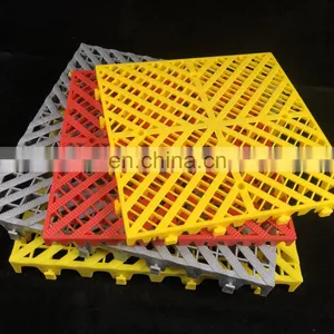 PP Plastic Grid 4s Shop Car Wash Station Non-slip Grille Floor Mat Water -proof Floor Grill thumbnail-3