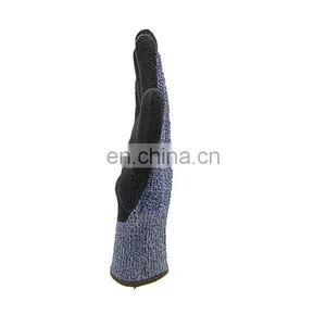 Construction Industrial Labour Protection Nitrile Palm Coated Anti Cut Resistant Working Safety Gloves thumbnail-3