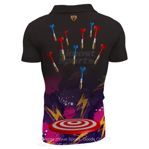 Custom Sublimation Fashion Dart Polo Shirts thumbnail-1