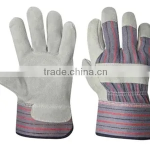 Cheap Cow Split Leather Gloves Safety Working Gloves thumbnail-6
