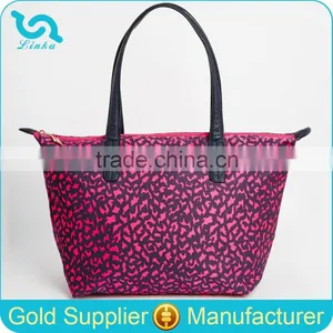 Custom Fashion Tiger Print Dumpling Bags Nylon Champ Tote Bags thumbnail-1