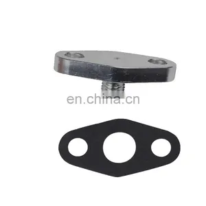 Universal Turbo Oil Line Kit Feed + Return Drain Flange T3 T4 T04E Oil Pan Plug Universal Turbo Oil Line Kit Feed + Return Drai thumbnail-6