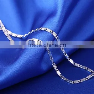 Hot Sales Wholesale Fashion Rhodium Plated Chain Of Beautifu Necklace Jewelry thumbnail-4
