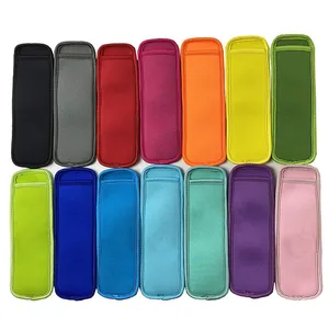 Wholesale 14 Colors Ice Pop Freezer Insulator Popsicle Cooler Bags Neoprene Icy Pole Holder thumbnail-1