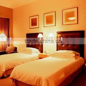 Modern Style Wooden Hotel Twin Bedroom Furniture PFG427 thumbnail-1