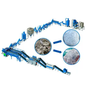China Factory Price Fully Automatic 300-2000kg/h Plastic Sheet Recycling Equipment thumbnail-3