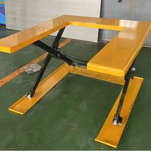 Industrial E U Type Electric Hydraulic Scissor Lift Table Stand Platform thumbnail-4