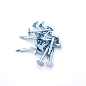 Hot-Dipped Galvanized Clout Head Nails for Industrial Use 1kg/bag Custom Orders thumbnail-1