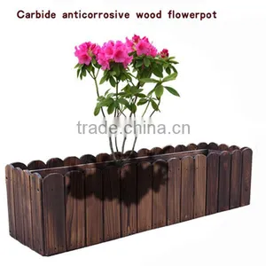 Wooden Planter/Wholesale Cheap Wooden Box Flower Pots thumbnail-1