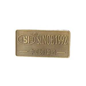 Custom Triangle Soft Enamel Metal Label For Bag Clothing Brand Logo thumbnail-3