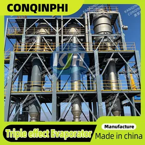 Four-Effect Forced Circulation Evaporation Crystallization Equipment, 10 Tons/Day thumbnail-2