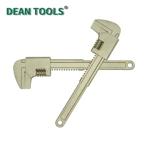 375 mm Non-Sparking Right Angle Adjustable Wrench 88 mm Opening Aluminum Bronze Non-Magnetic & Corrosion Resistant thumbnail-4