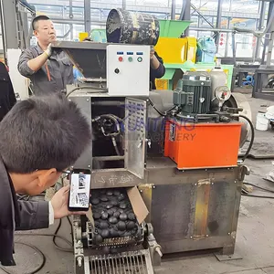 Roll Type Strong Ball Press Machine High-pressure Charcoal Powder Ball Making Machine Coal Pellet Production Line EPC thumbnail-4