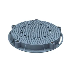 Road Cast Iron Manhole Cover En124 D400 Square Round Manhole Covers Custom Nodular Cast Iron Manhole Cover thumbnail-3