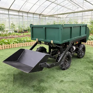 Multi Purpose Remote Control Dumper Transporter Hybrid Powered Tracked Carrier for Orchard Farm thumbnail-1