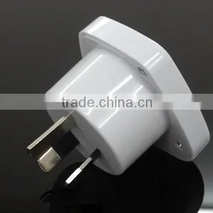 Delicate Design Insulated Pin AU New-zealand Argentina to AU UK EU US Universal China Japan Singapore Travel Adapter Converter thumbnail-6