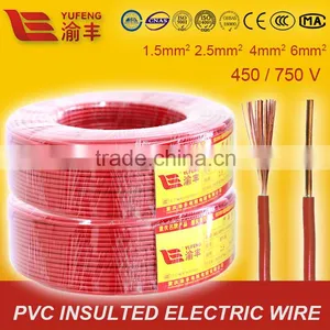 IEC60227 Standard 1.5mm 2.5mm 4mm 6mm Cable Factory Price Electrical Wire thumbnail-3